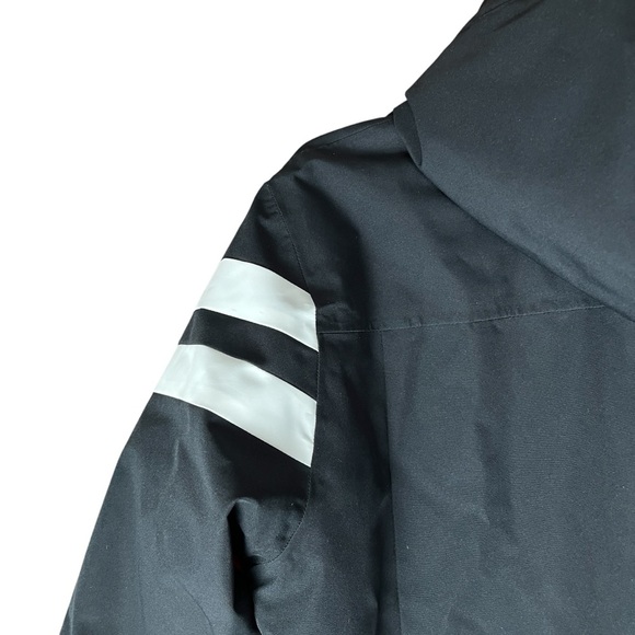 New Rossignol Insulated Ski Jacket Teen XL Black Red Luxe Performance - Picture 8 of 16